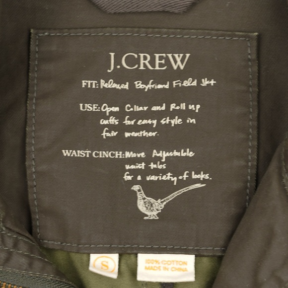 JCREW Size S The Downtown Field Jacket in Mossy Brown - Picture 5 of 5